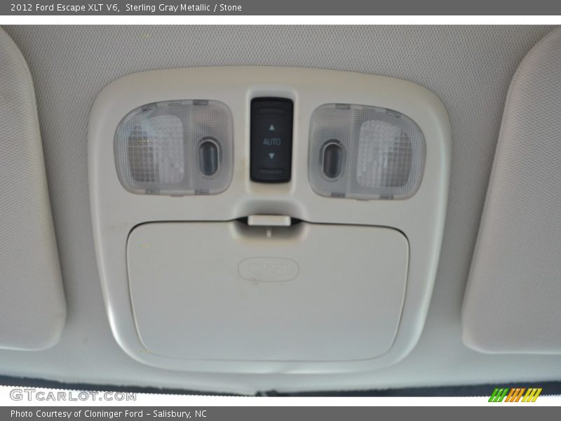 Sterling Gray Metallic / Stone 2012 Ford Escape XLT V6