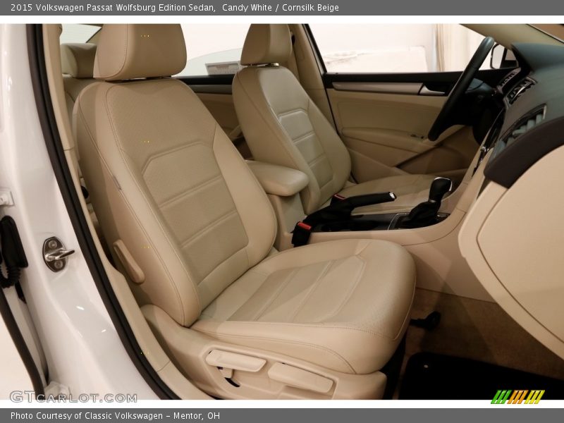 Candy White / Cornsilk Beige 2015 Volkswagen Passat Wolfsburg Edition Sedan