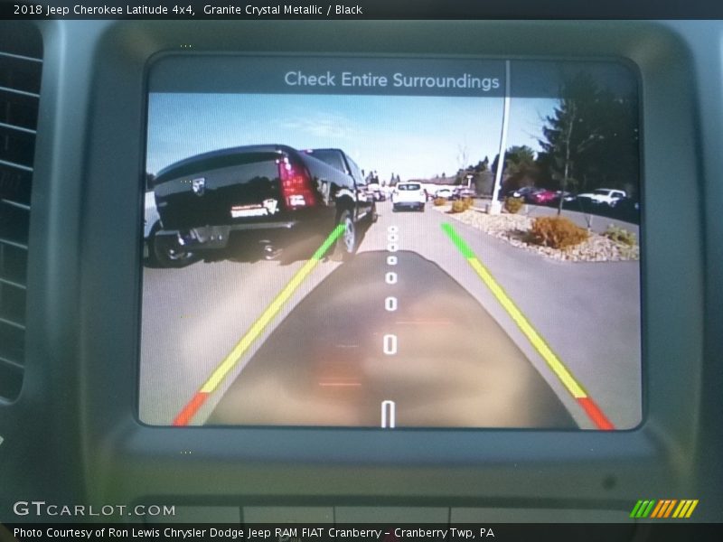 Granite Crystal Metallic / Black 2018 Jeep Cherokee Latitude 4x4