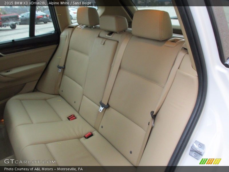 Alpine White / Sand Beige 2015 BMW X3 xDrive28i