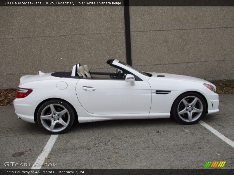 Polar White / Sahara Beige 2014 Mercedes-Benz SLK 250 Roadster