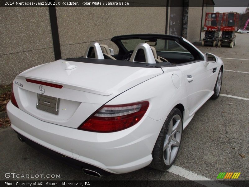 Polar White / Sahara Beige 2014 Mercedes-Benz SLK 250 Roadster