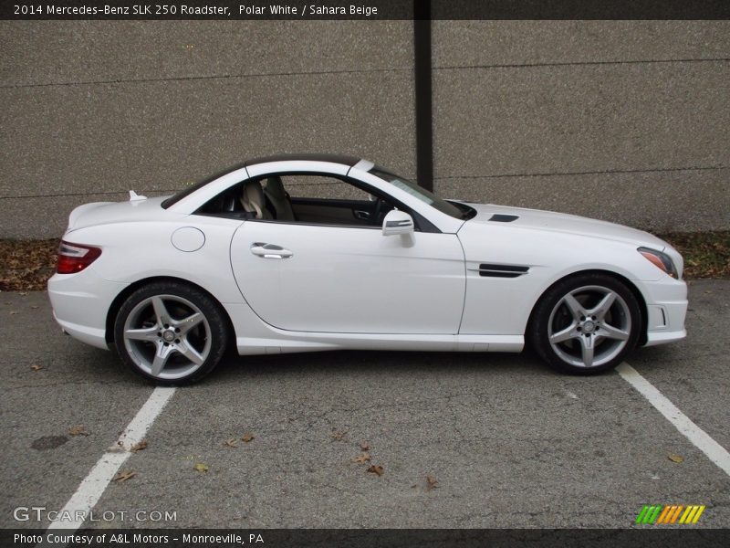 Polar White / Sahara Beige 2014 Mercedes-Benz SLK 250 Roadster