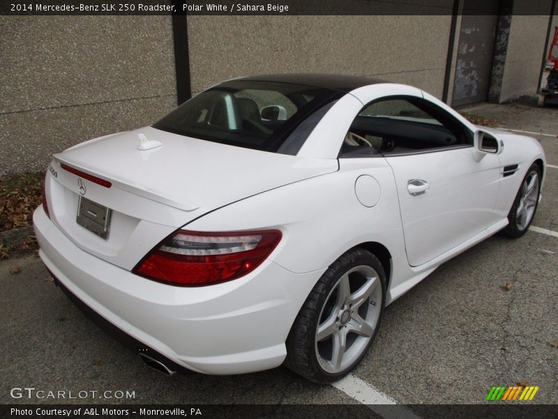 Polar White / Sahara Beige 2014 Mercedes-Benz SLK 250 Roadster