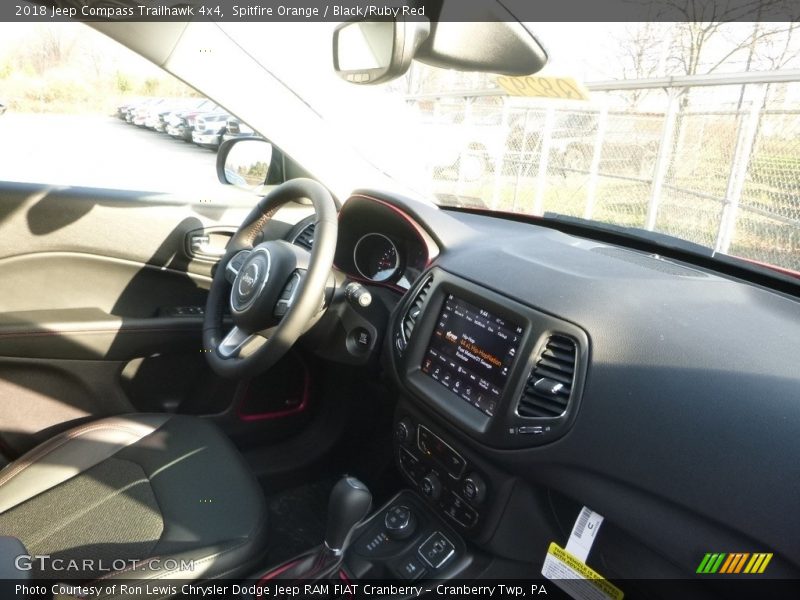Spitfire Orange / Black/Ruby Red 2018 Jeep Compass Trailhawk 4x4