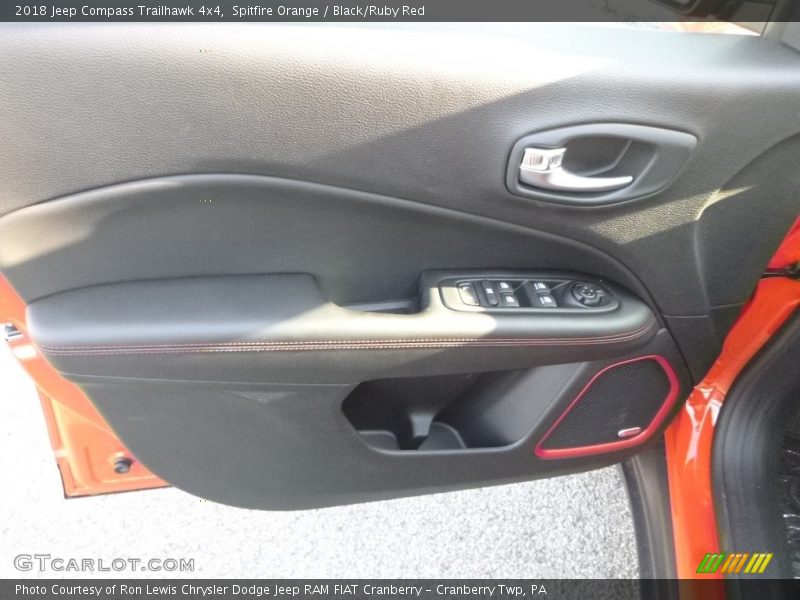 Spitfire Orange / Black/Ruby Red 2018 Jeep Compass Trailhawk 4x4