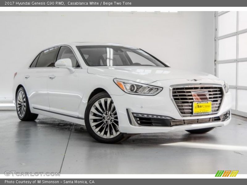 Front 3/4 View of 2017 Genesis G90 RWD