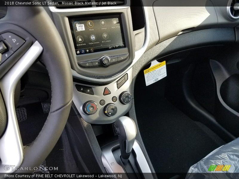 Mosaic Black Metallic / Jet Black 2018 Chevrolet Sonic LT Sedan