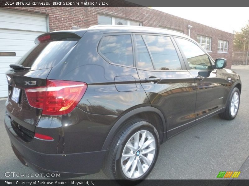 Black Sapphire Metallic / Black 2014 BMW X3 xDrive28i