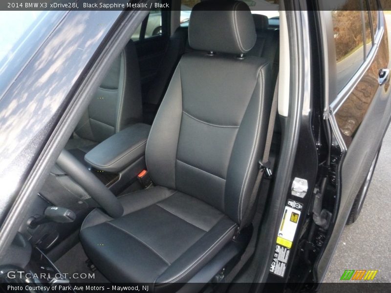 Black Sapphire Metallic / Black 2014 BMW X3 xDrive28i