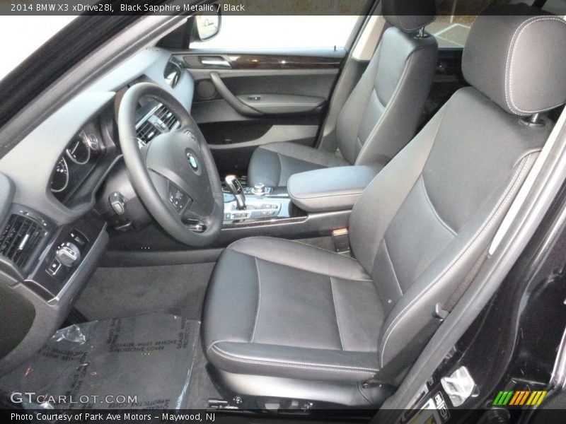Black Sapphire Metallic / Black 2014 BMW X3 xDrive28i