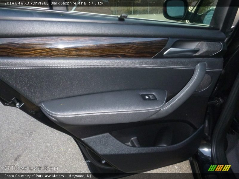 Black Sapphire Metallic / Black 2014 BMW X3 xDrive28i