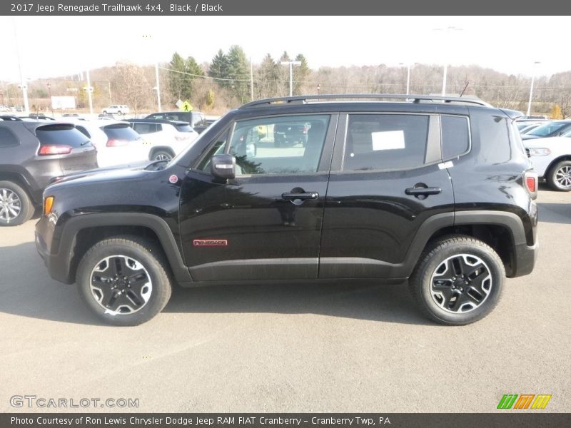 Black / Black 2017 Jeep Renegade Trailhawk 4x4