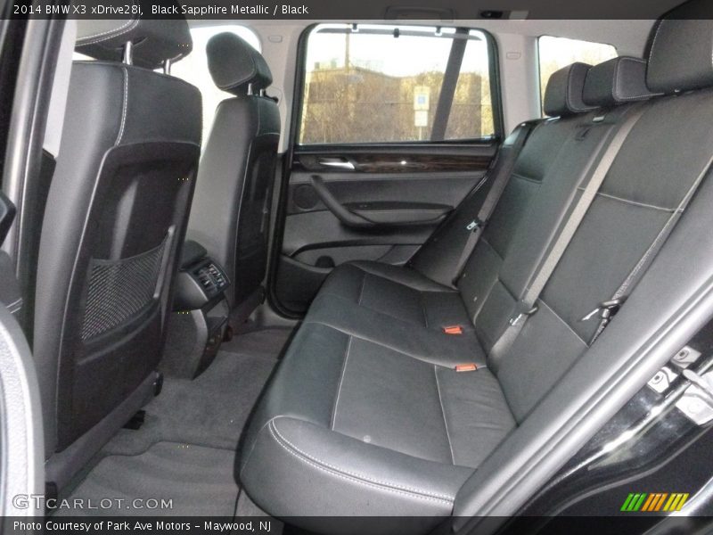 Black Sapphire Metallic / Black 2014 BMW X3 xDrive28i