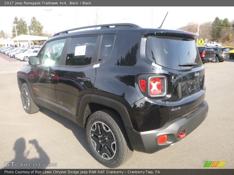 Black / Black 2017 Jeep Renegade Trailhawk 4x4