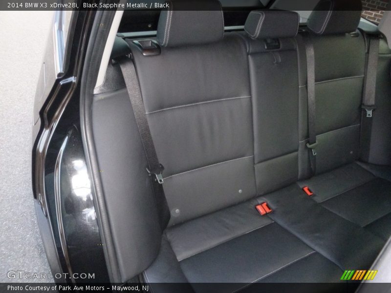 Black Sapphire Metallic / Black 2014 BMW X3 xDrive28i