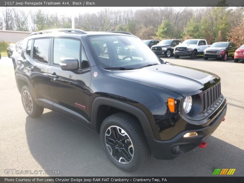 Black / Black 2017 Jeep Renegade Trailhawk 4x4