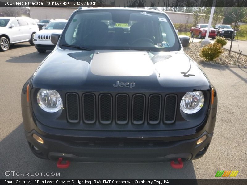 Black / Black 2017 Jeep Renegade Trailhawk 4x4
