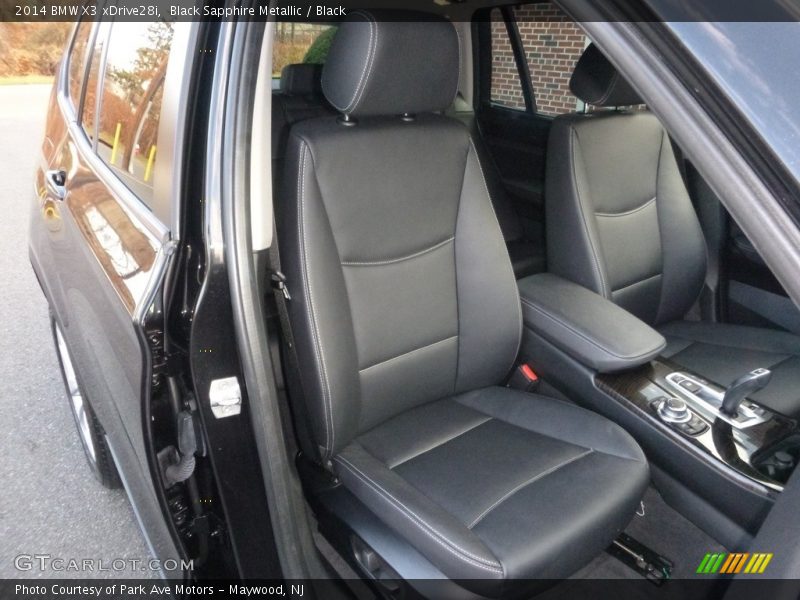 Black Sapphire Metallic / Black 2014 BMW X3 xDrive28i