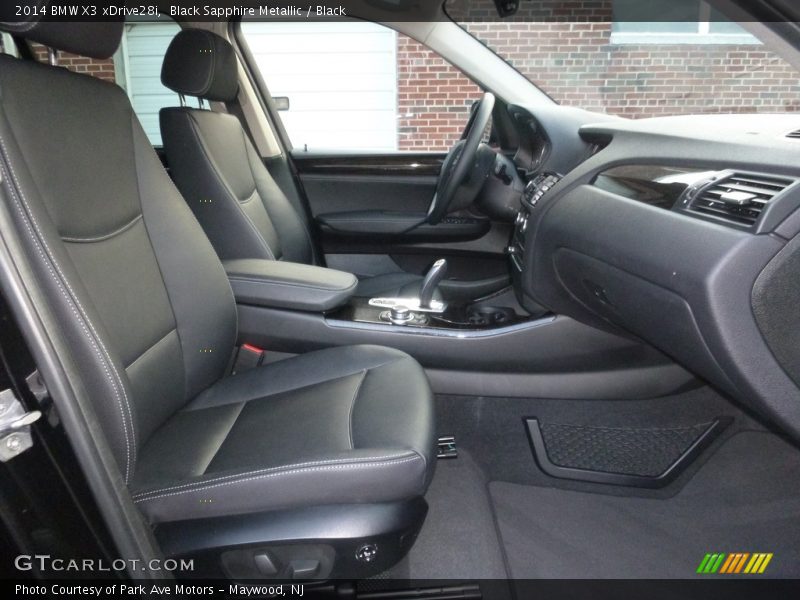 Black Sapphire Metallic / Black 2014 BMW X3 xDrive28i