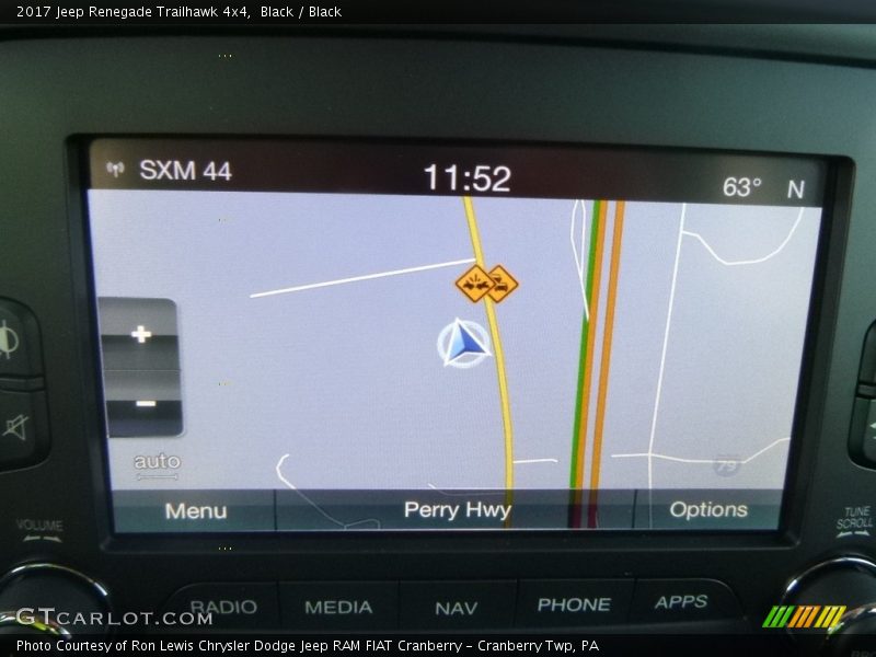 Black / Black 2017 Jeep Renegade Trailhawk 4x4