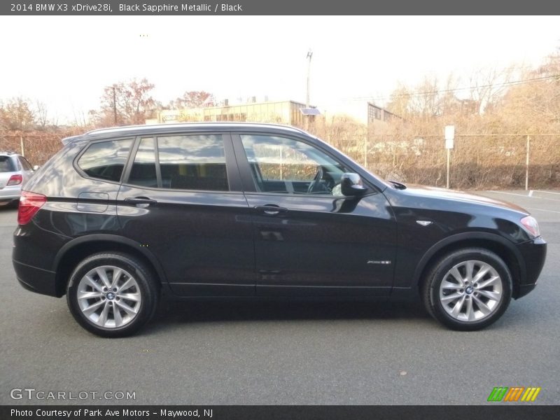Black Sapphire Metallic / Black 2014 BMW X3 xDrive28i