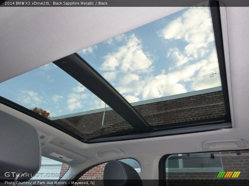 Black Sapphire Metallic / Black 2014 BMW X3 xDrive28i