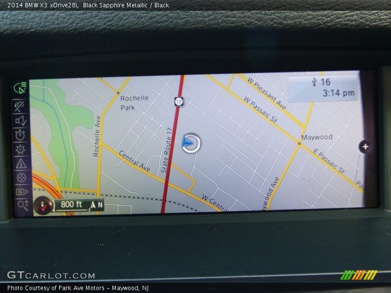 Black Sapphire Metallic / Black 2014 BMW X3 xDrive28i