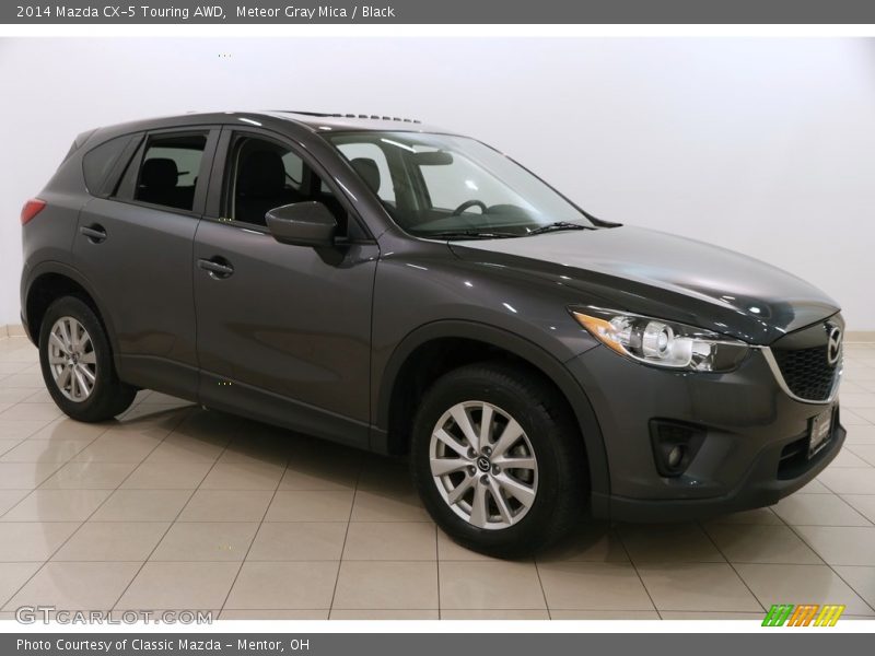 Meteor Gray Mica / Black 2014 Mazda CX-5 Touring AWD