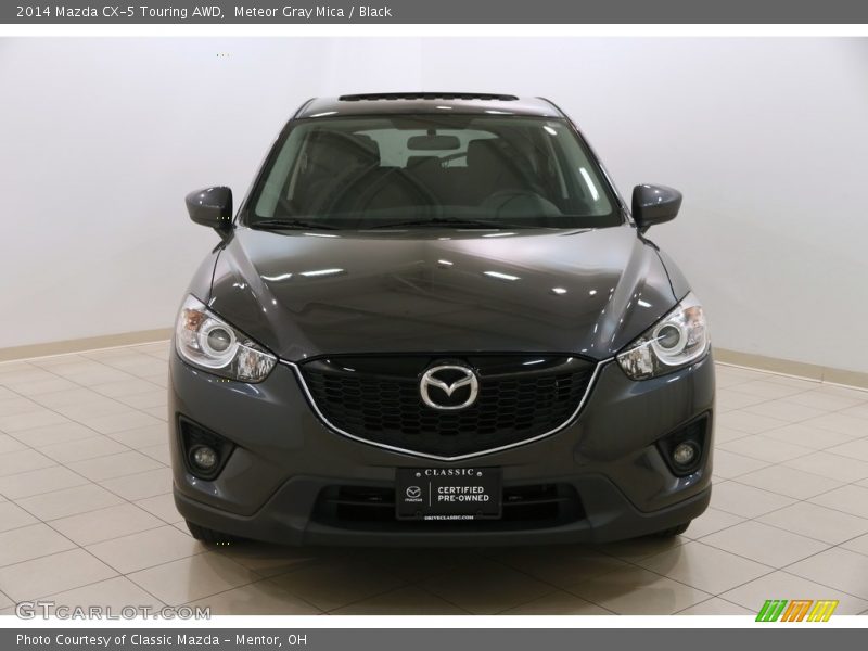 Meteor Gray Mica / Black 2014 Mazda CX-5 Touring AWD