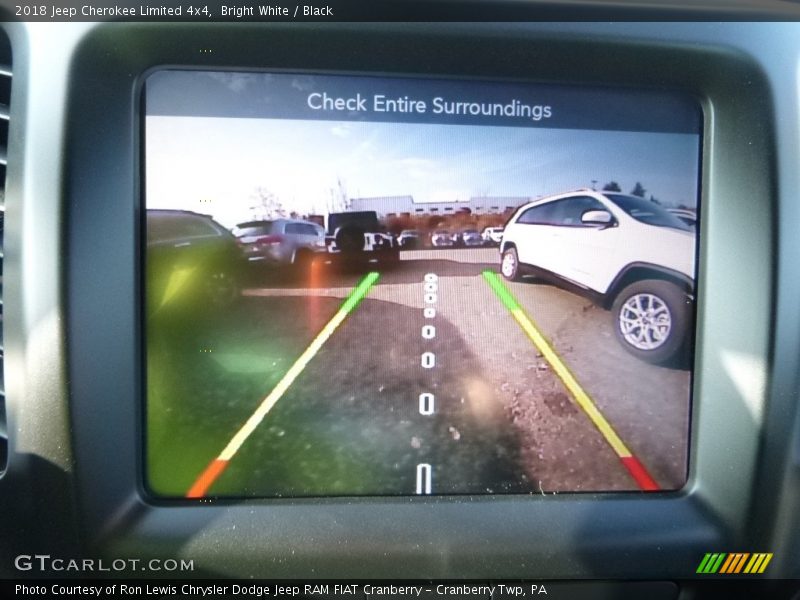 Bright White / Black 2018 Jeep Cherokee Limited 4x4