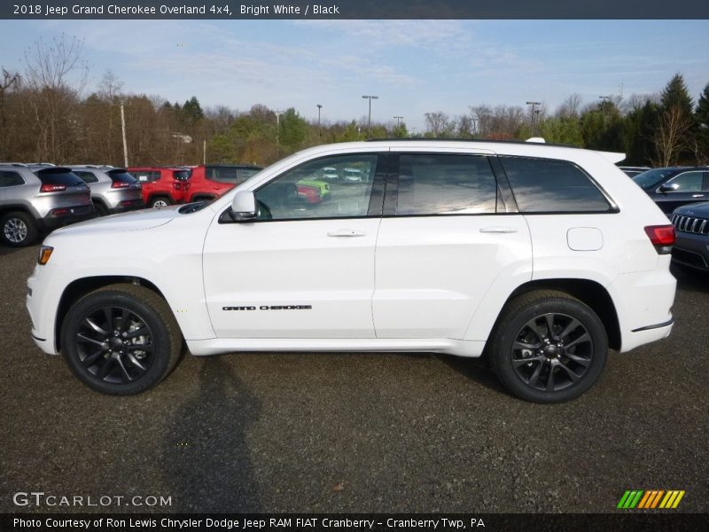 Bright White / Black 2018 Jeep Grand Cherokee Overland 4x4