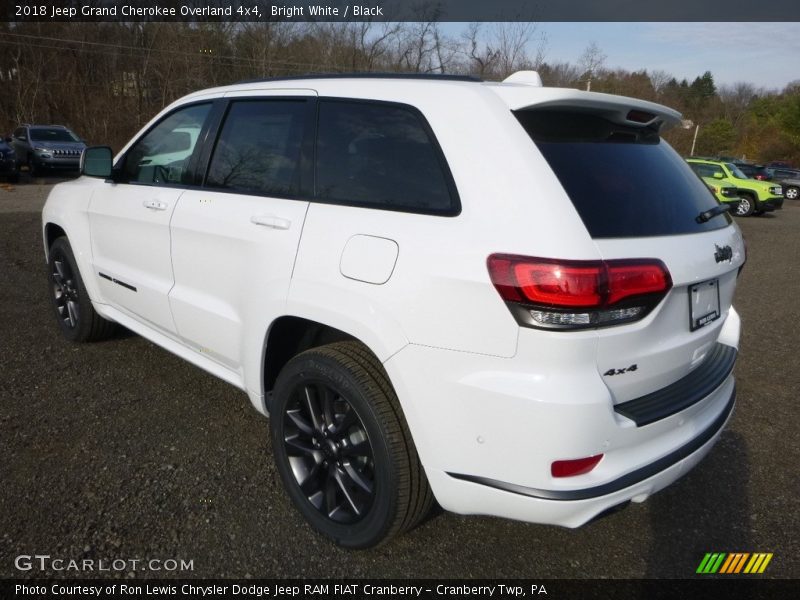 Bright White / Black 2018 Jeep Grand Cherokee Overland 4x4