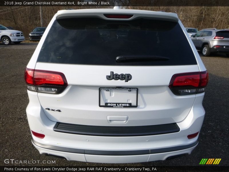 Bright White / Black 2018 Jeep Grand Cherokee Overland 4x4