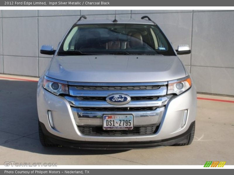Ingot Silver Metallic / Charcoal Black 2012 Ford Edge Limited