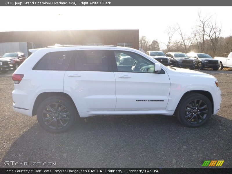 Bright White / Black 2018 Jeep Grand Cherokee Overland 4x4