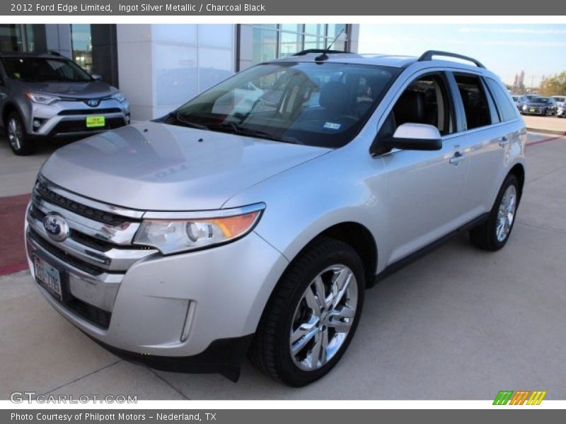 Ingot Silver Metallic / Charcoal Black 2012 Ford Edge Limited