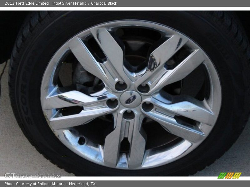 Ingot Silver Metallic / Charcoal Black 2012 Ford Edge Limited