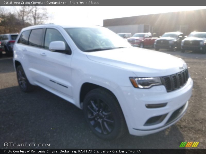 Bright White / Black 2018 Jeep Grand Cherokee Overland 4x4