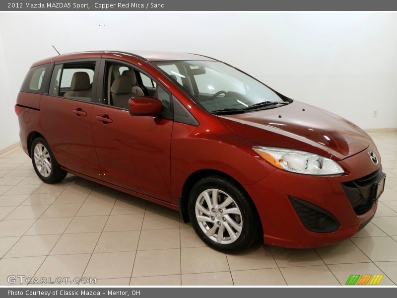 Copper Red Mica / Sand 2012 Mazda MAZDA5 Sport