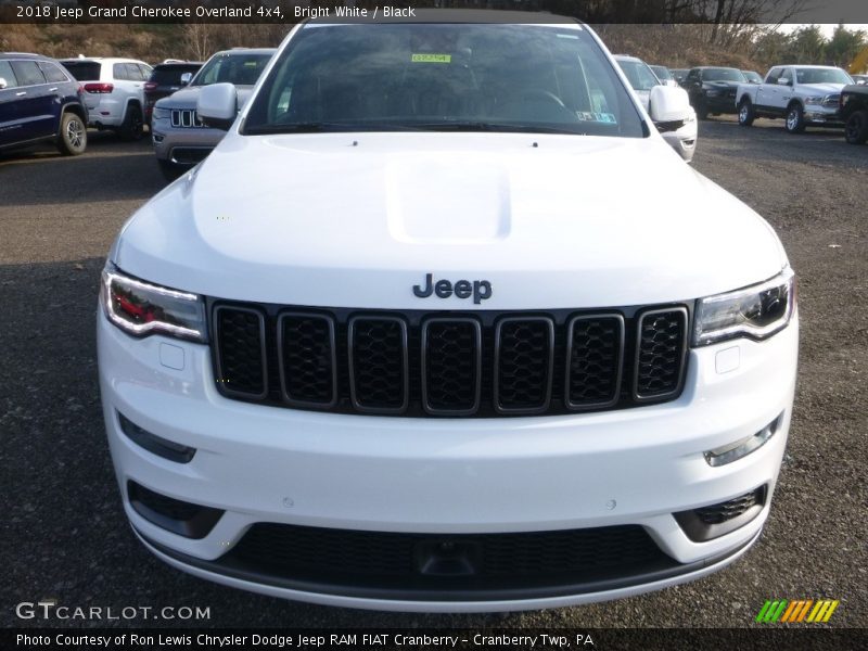 Bright White / Black 2018 Jeep Grand Cherokee Overland 4x4