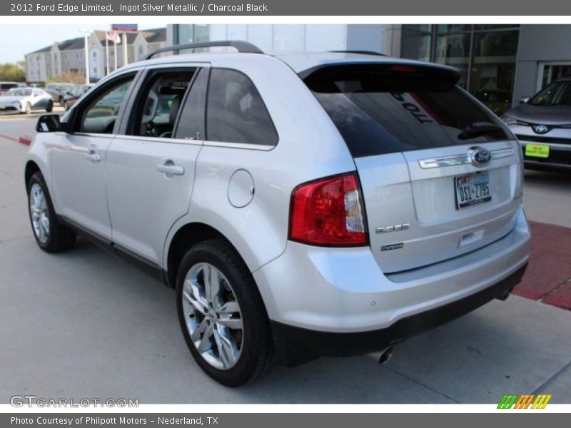 Ingot Silver Metallic / Charcoal Black 2012 Ford Edge Limited