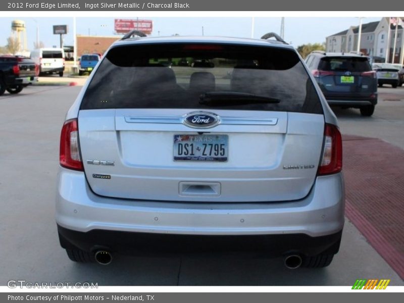 Ingot Silver Metallic / Charcoal Black 2012 Ford Edge Limited