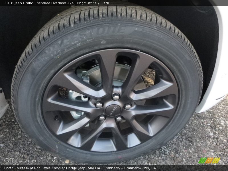 Bright White / Black 2018 Jeep Grand Cherokee Overland 4x4