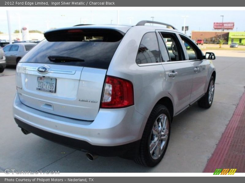 Ingot Silver Metallic / Charcoal Black 2012 Ford Edge Limited