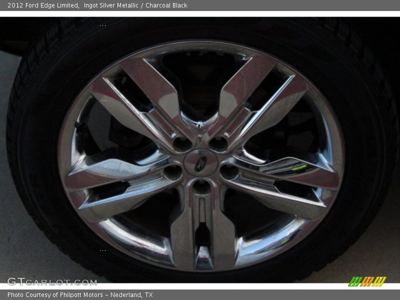 Ingot Silver Metallic / Charcoal Black 2012 Ford Edge Limited
