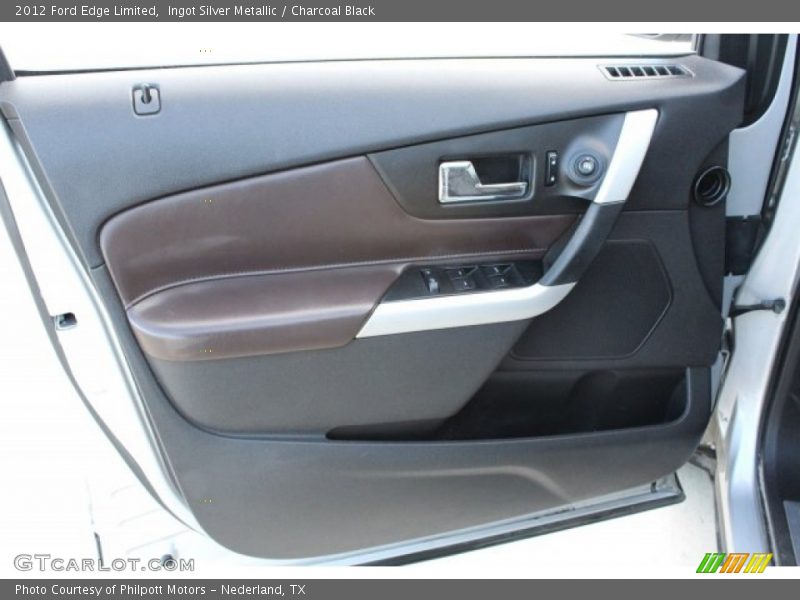 Ingot Silver Metallic / Charcoal Black 2012 Ford Edge Limited