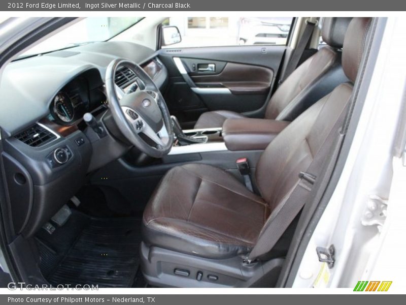 Ingot Silver Metallic / Charcoal Black 2012 Ford Edge Limited
