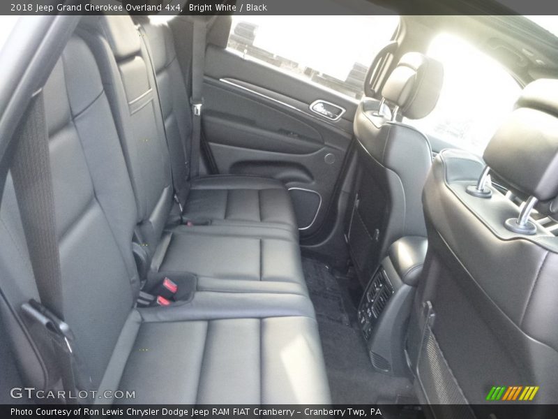 Bright White / Black 2018 Jeep Grand Cherokee Overland 4x4