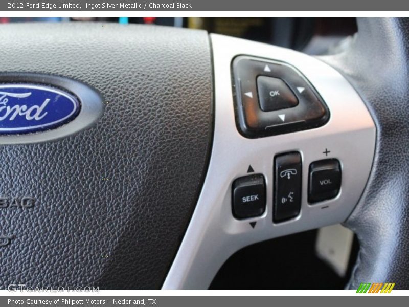 Ingot Silver Metallic / Charcoal Black 2012 Ford Edge Limited